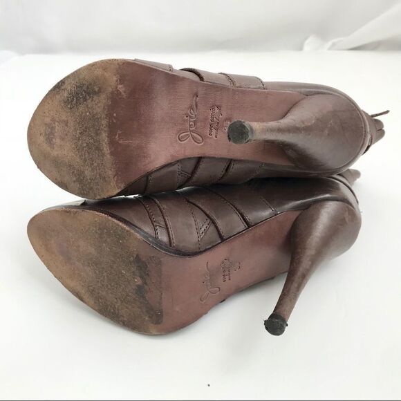 Joie Taupe Santo wrap Leather Boots size 5(35) - Picture 13 of 14
